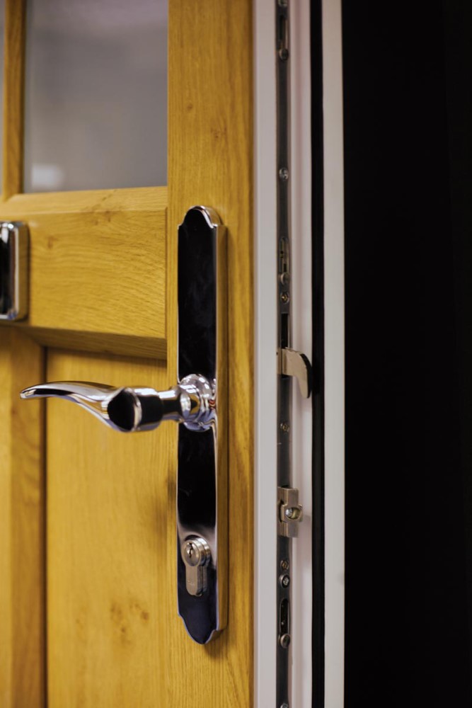 Door hjandle close up