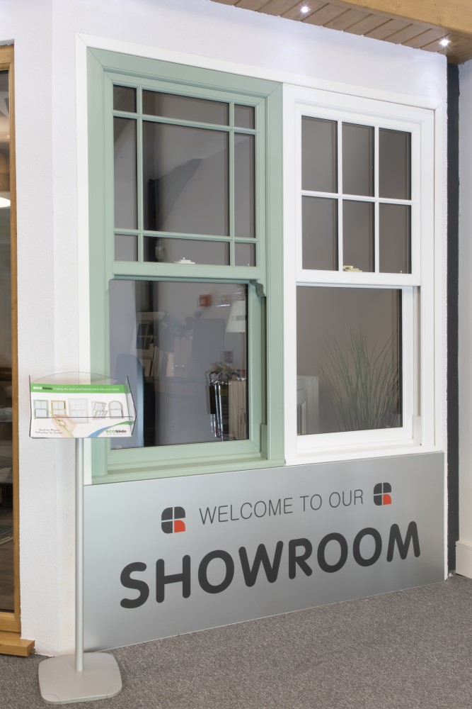 Showroom window display