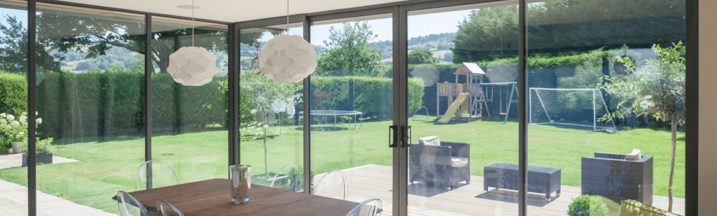 Aluminium sliding patio door