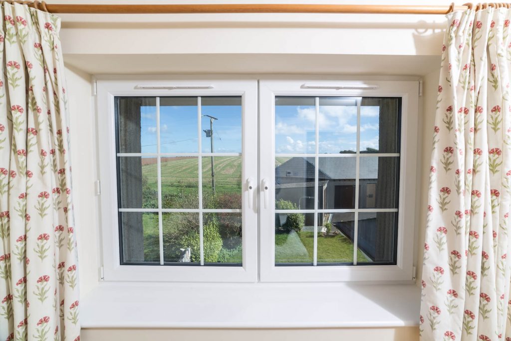 White uPVC windows