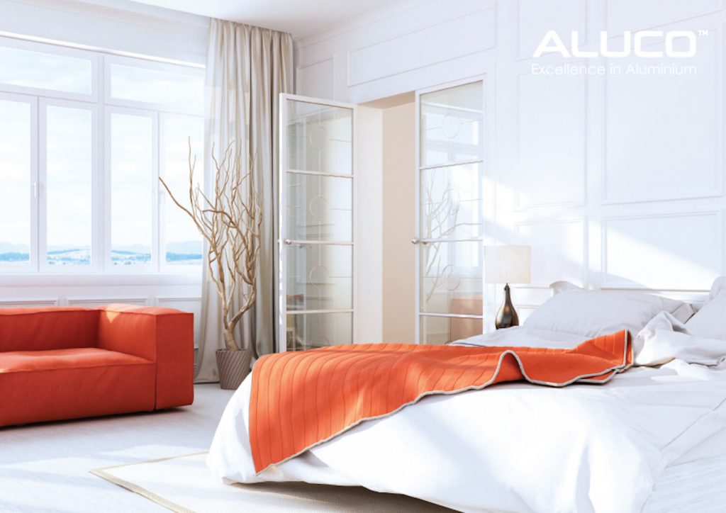 Aluco white french doors