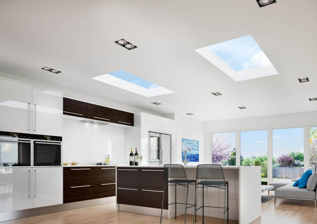 Flat roof lights
