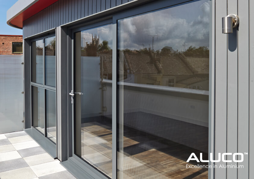 Aluco aluminium door