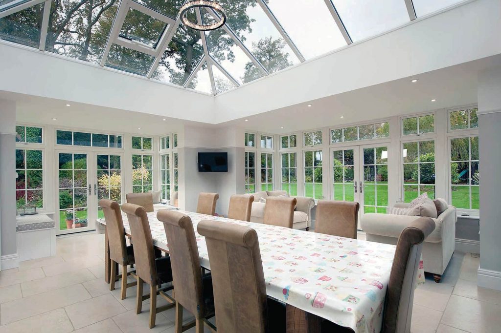 Large glass extension